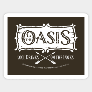 The Oasis Jungle Cruise Bar Sticker